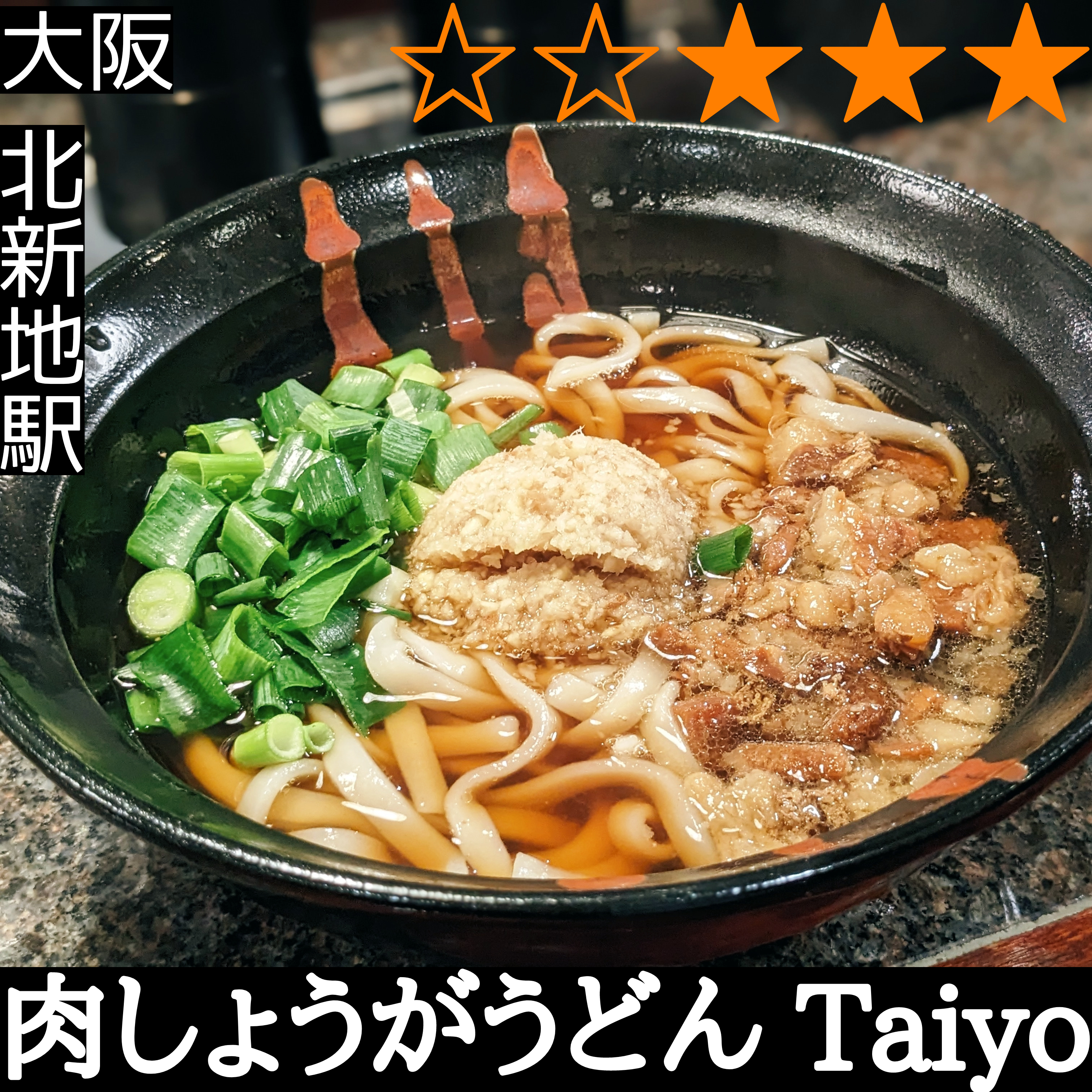 肉しょうがうどん Taiyo 北新地店(北新地駅・うどん) 