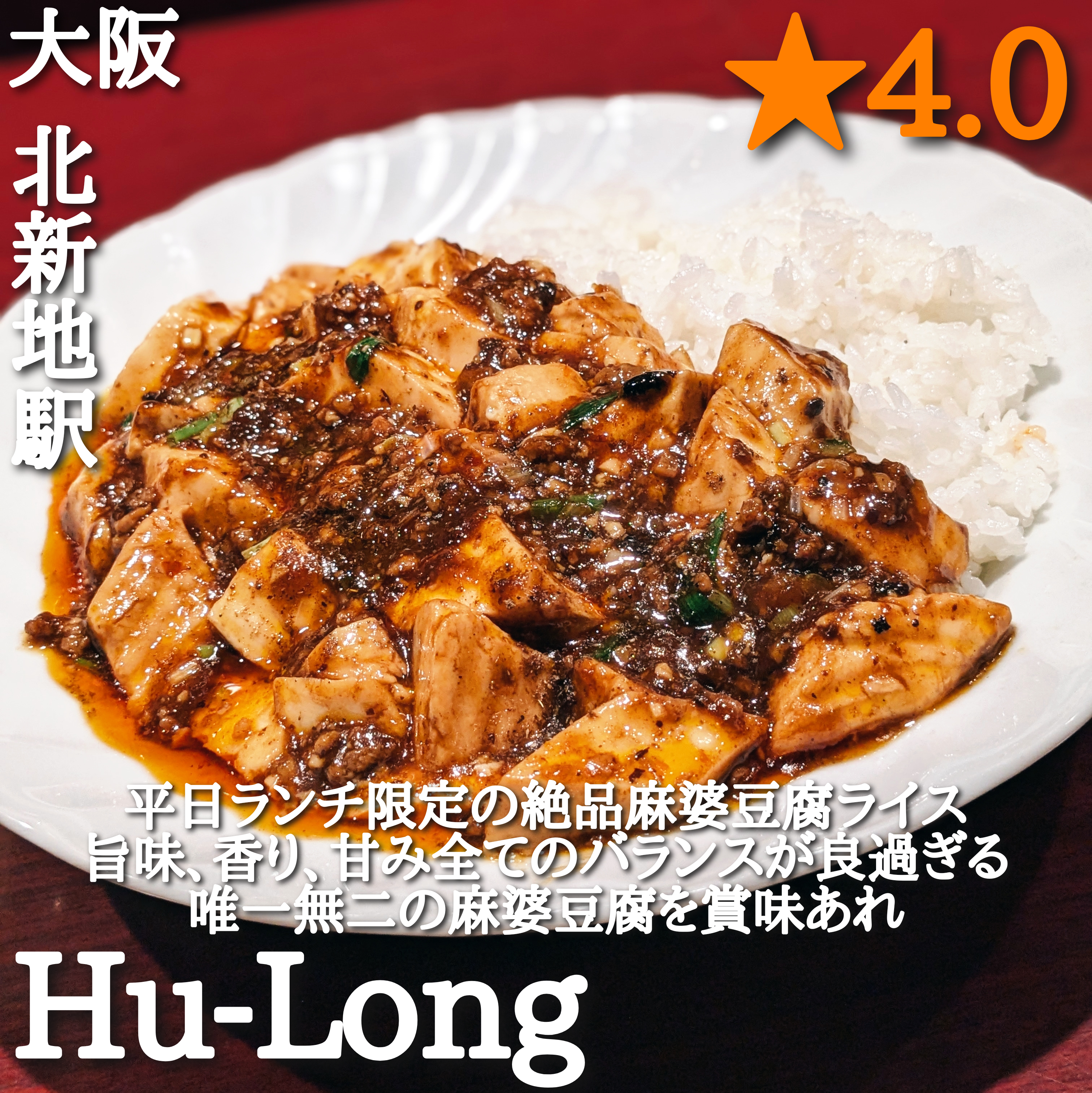 Hu-Long フーロン(中華料理・北新地駅)