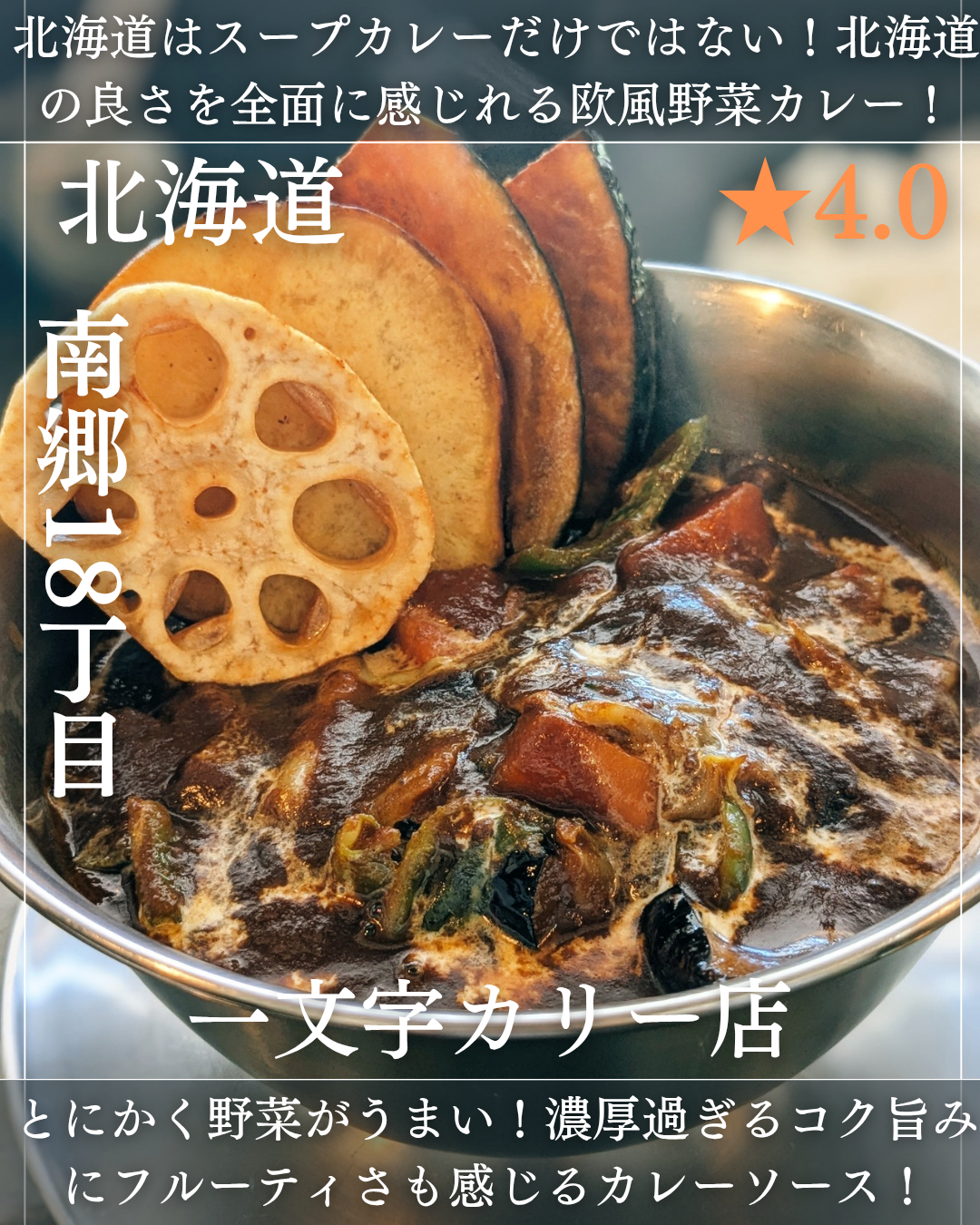 一文字カリー店(南郷18丁目駅・カレー)