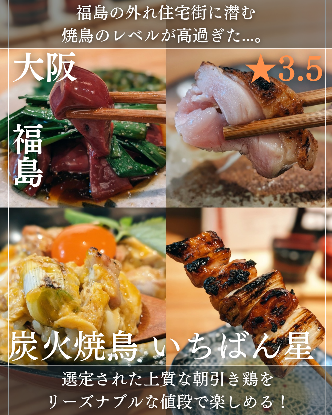 炭火焼鳥 いちばん星(福島駅・焼鳥) 炭火焼鳥 いちばん星(福島駅・焼鳥)