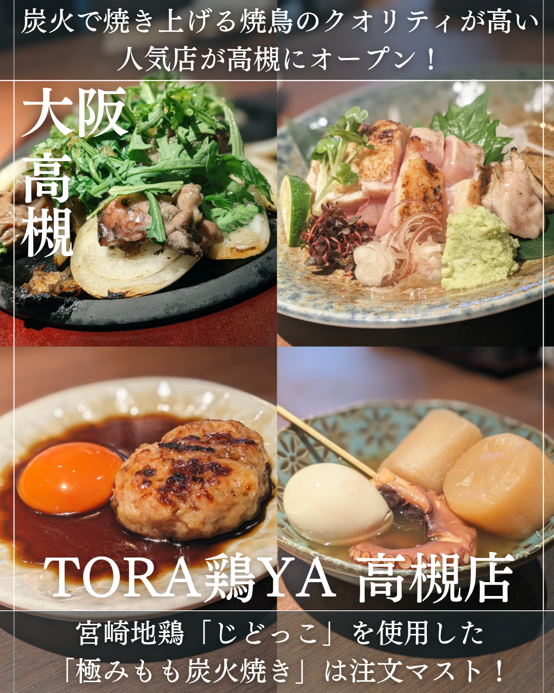 炭火焼鳥とおでん TORA鶏YA 高槻(高槻市駅・焼鳥、おでん) 炭火焼鳥とおでん TORA鶏YA 高槻(高槻市駅・焼鳥、おでん)