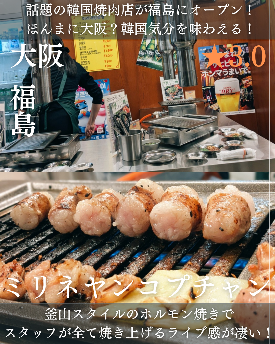 ミリネヤンコプチャン 大阪福島店(福島駅・韓国料理)