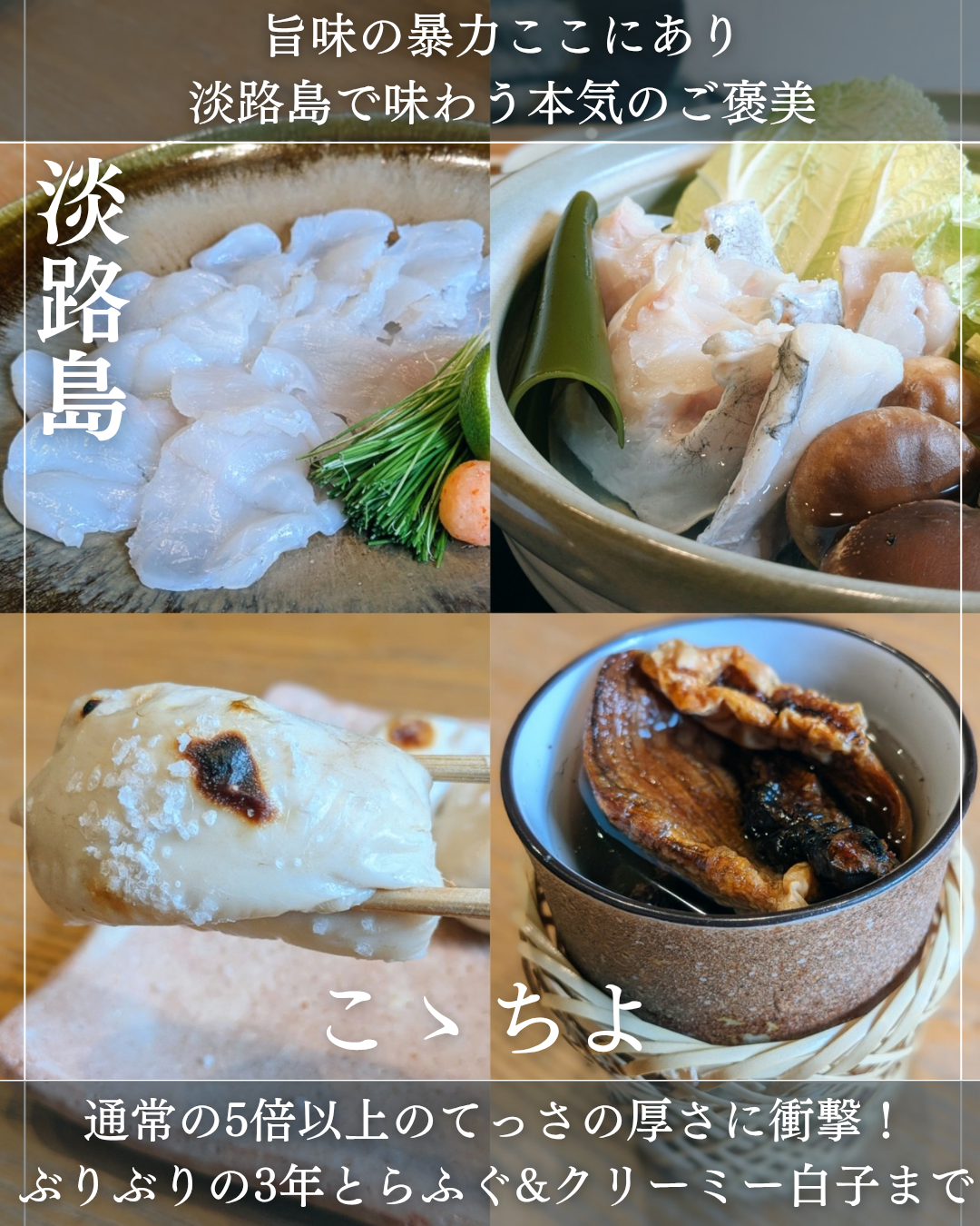 こゝちよ(日本料理、海鮮、ふぐ・淡路市)