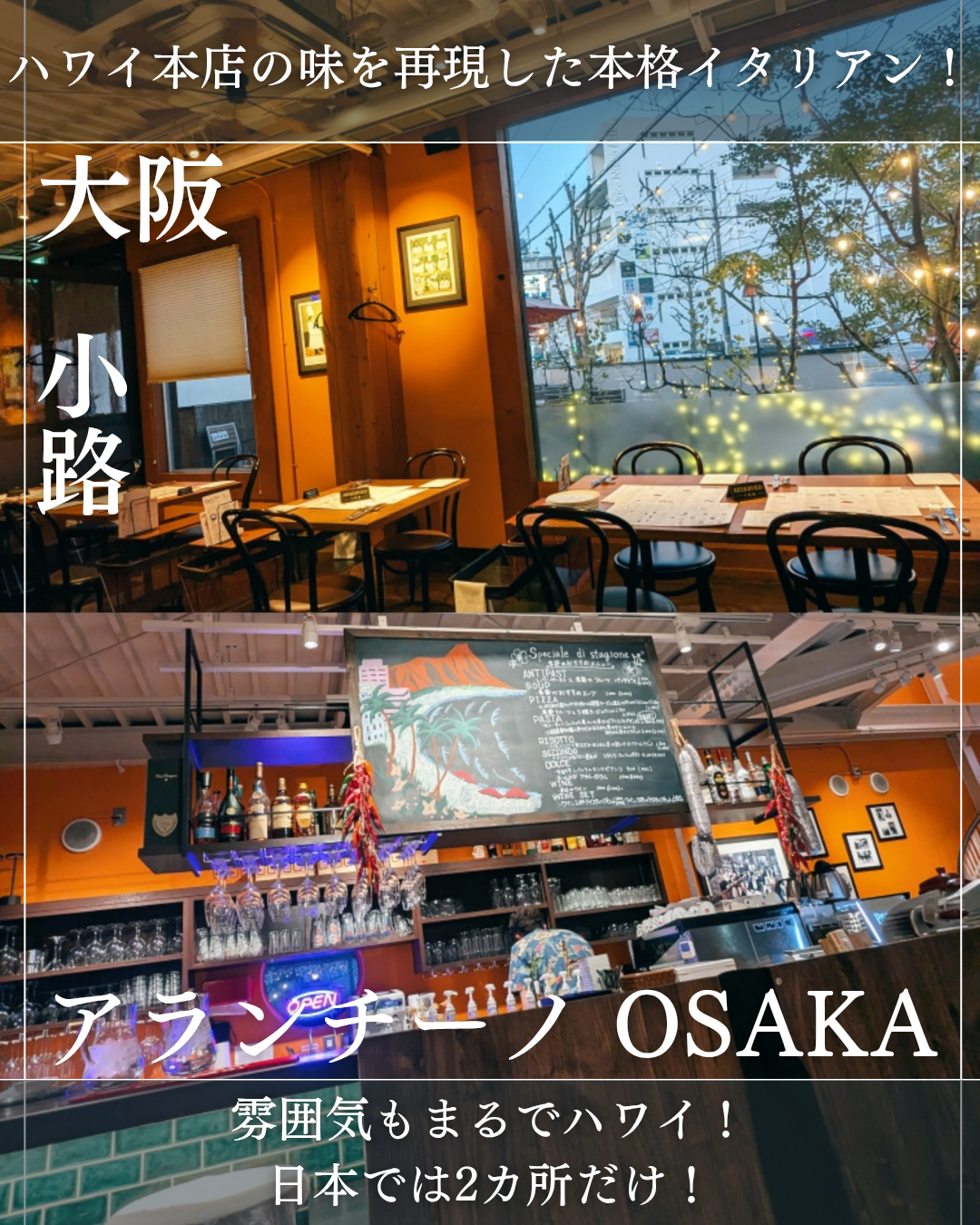 アランチーノ OSAKA(少路駅,豊中市・イタリアン) アランチーノ OSAKA(少路駅,豊中市・イタリアン)